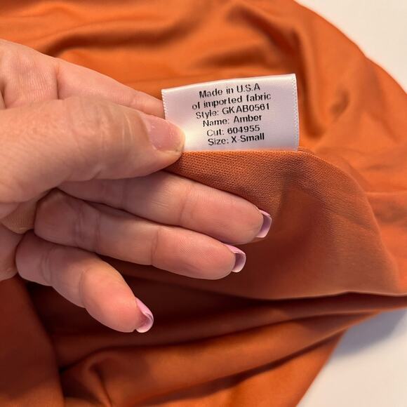 NWT Katie May Amber Cutout Maxi Gown in Rust Sz XS MSRP $250 - Picture 9 of 14